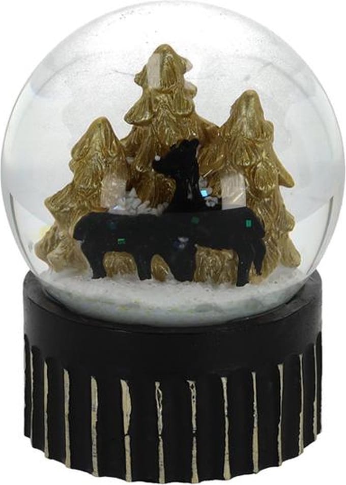 JENS LIVING - LED Sneeuwbol - Rendier - Ø 6,5 cm