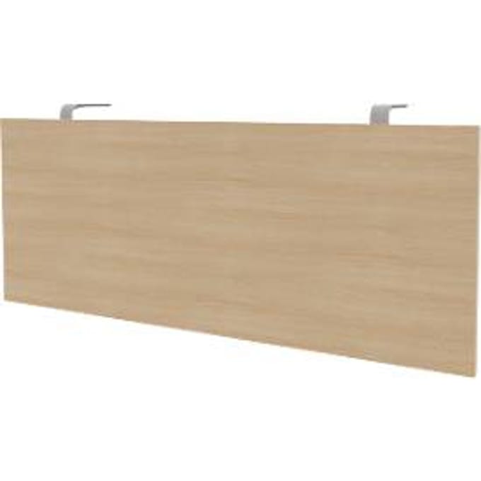 ARLON-OFFICE privacyscherm, geschikt voor Arlon Office bureaus 1200 mm breed, eiken decor