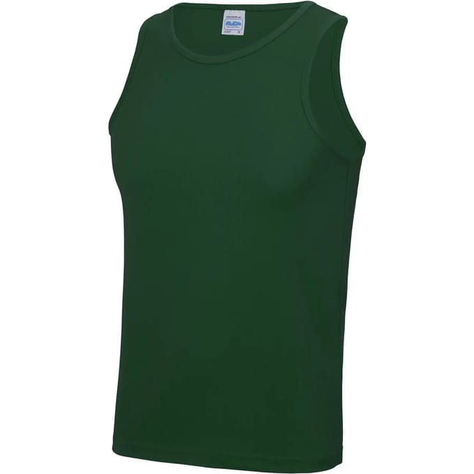 Heren tanktop 'Cool Vest' Bottle Green - M