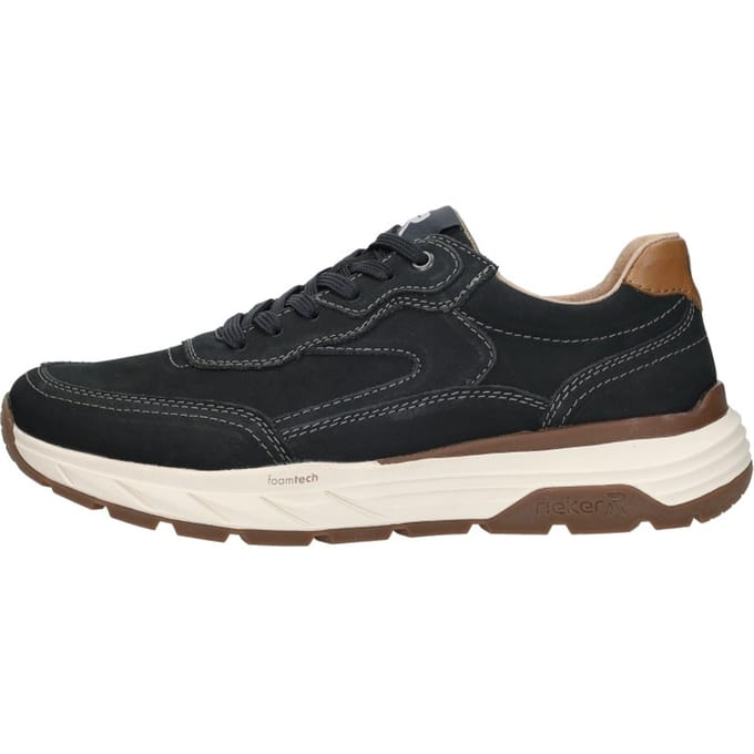 Rieker Heren Sneaker - 06100-14 Blauw - Wijdte H - Maat 45
