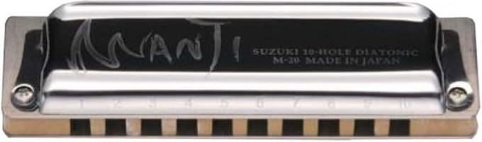 Suzuki Manji M-20 Standard Diatonic Harmonica in k