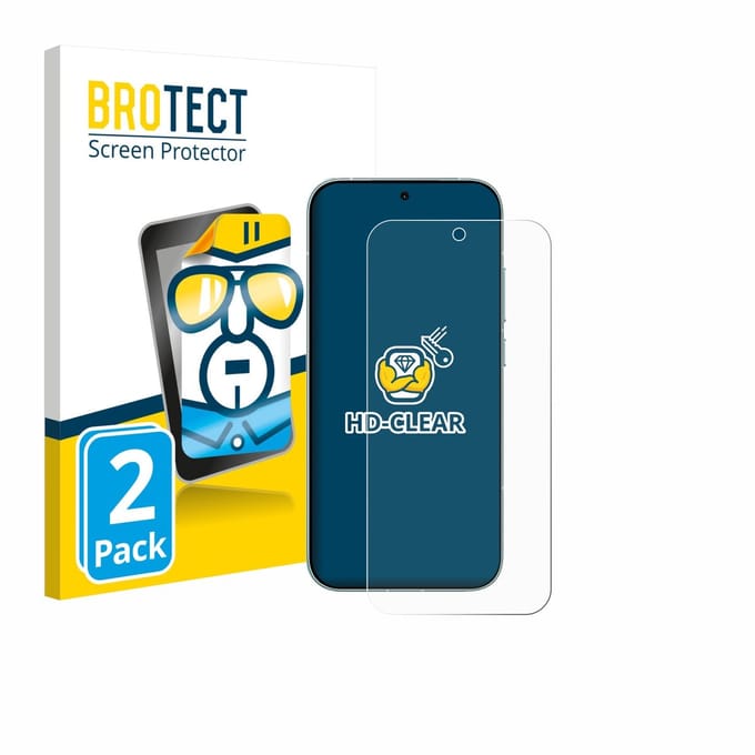 BROTECT - Screenprotector voor Xiaomi Redmi Turbo 5 5G - Folie Beschermfolie transparant 2 Stuks