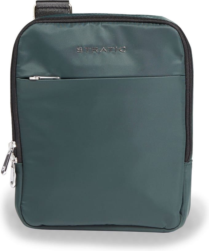 Stratic Schoudertas met laptopvak Pure Messenger Bag Dark Green Groene