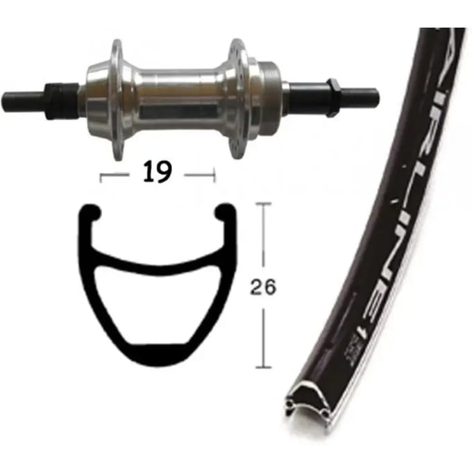 Fietswiel Wiener Winora Vuelta Airline 36 TR. 135 6/7V