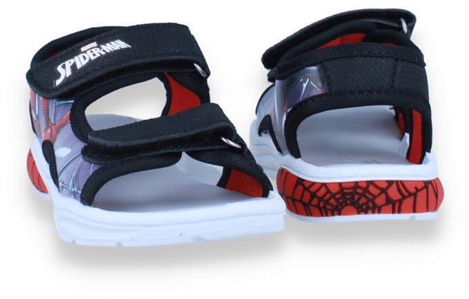 Spiderman Jongens Sandaal Met Lichtjes | Zwart | Maat: 30