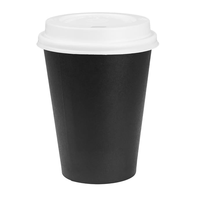 Nisbets Essentials Hete Bekers en Deksels Pakket 12oz (Pak van 300)