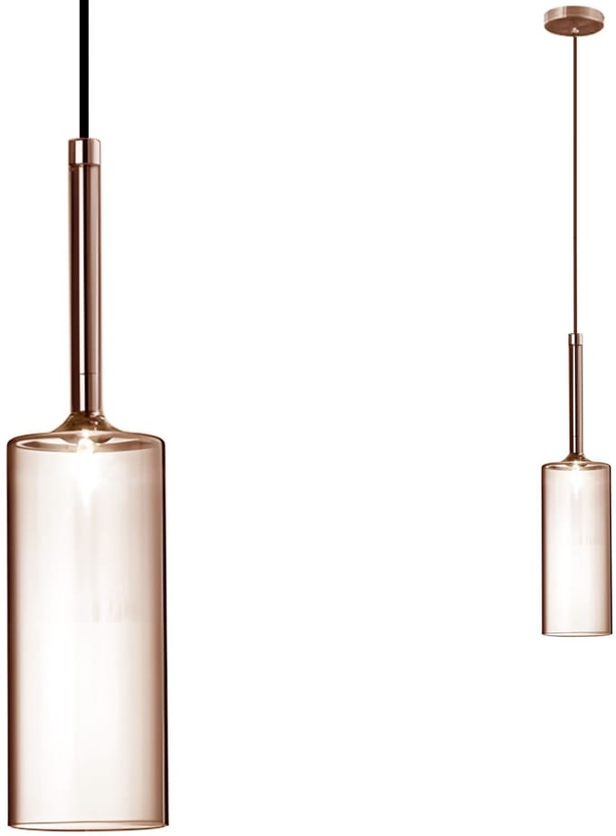 Toolight App1700-1Cp C Hanglamp Bruin 19X8X33,5Cm