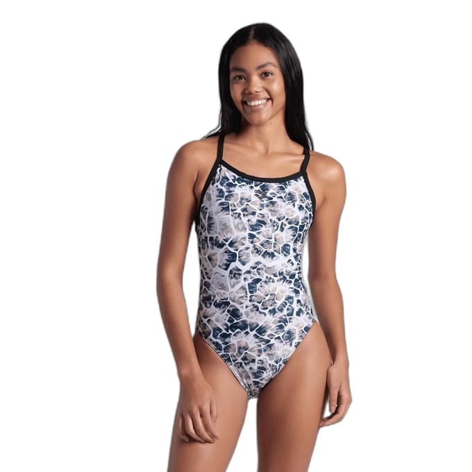 Dames zwempak uit 1 stuk Arena Earth Xcross Back