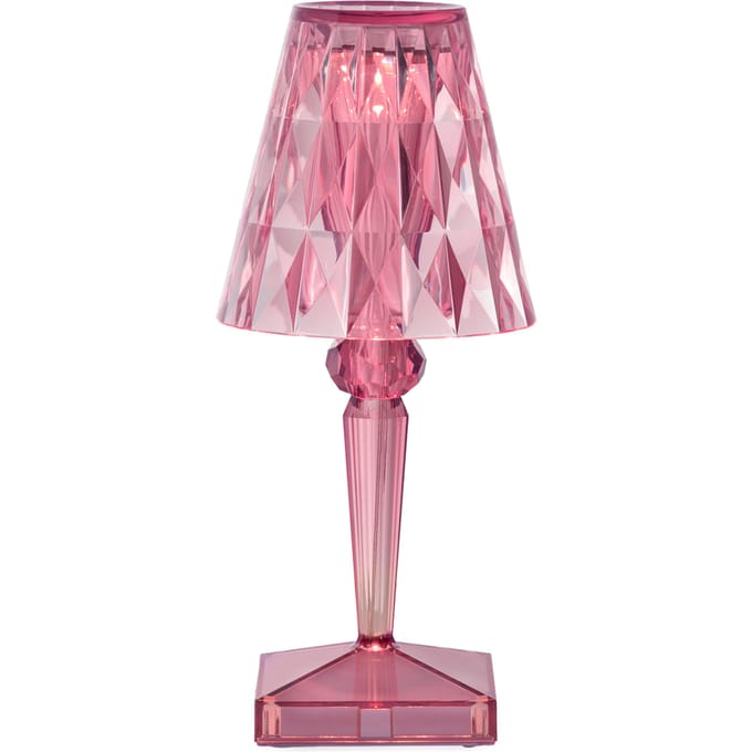 Kartell BATTERY Draagbare Lamp Pastel Roze