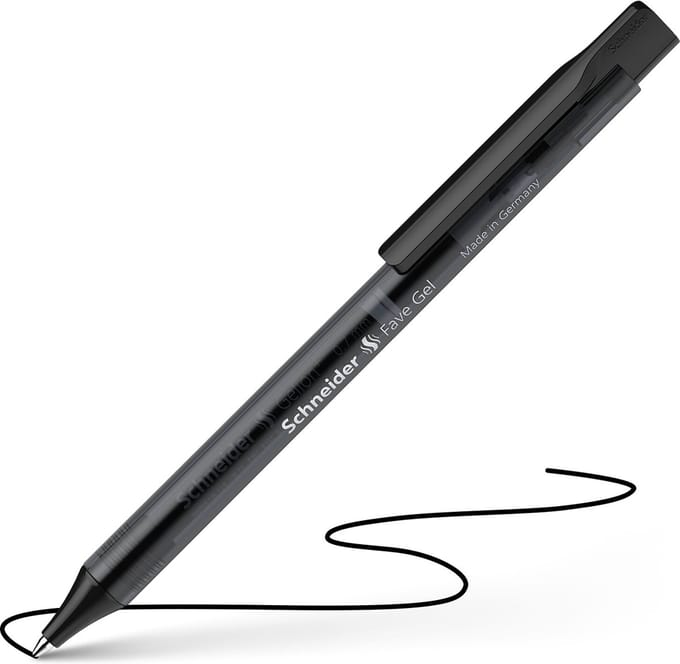 Schneider gelpen - Fave - zwart - 0.4mm - S-101101-20