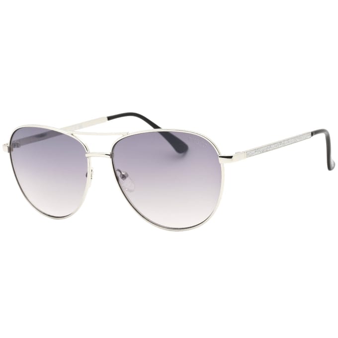 Guess Aviator Shiny Light Nickeltin Grey Gradient GF6157 voor dames