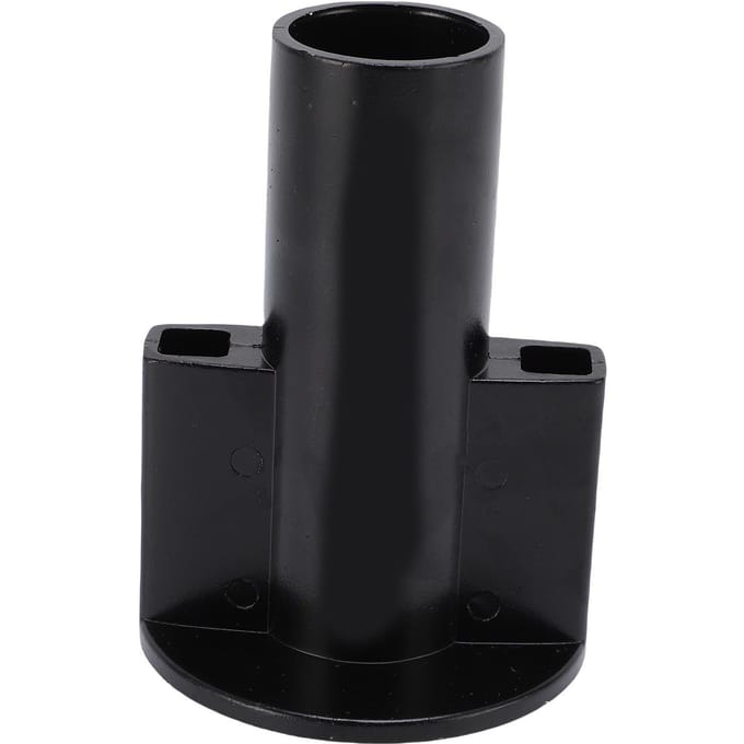 Tarp Paalhouder Aluminiumlegering Tentstokhouder Kampeertentstokstandaard voor Buiten black