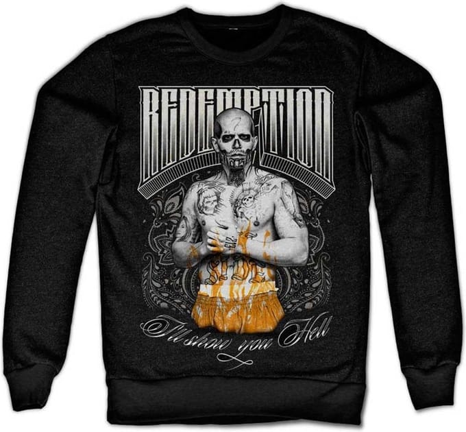 DC Comics Suicide Squad Sweater/trui -S- Redemption Zwart