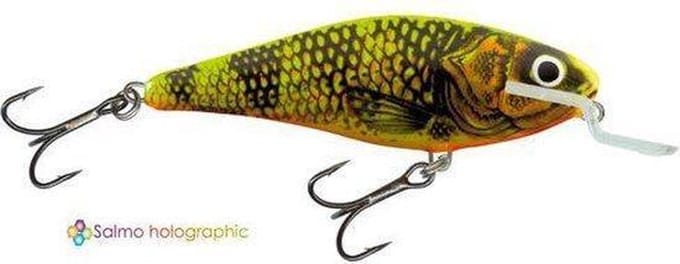 Salmo Executor 9SR gold fluo perch 9cm - 14 gr floating