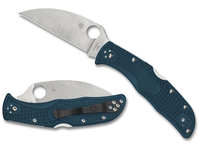 Spyderco Zakmes Endela Lightweight Wharncliffe Blue K390 PE
