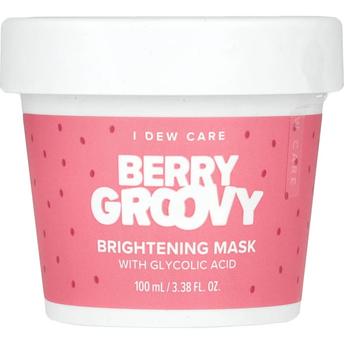 I Dew Care, Berry Croovy, Masque de beauté éclaircissant à l'acide glycolique, 100 ml (100 ml) pink