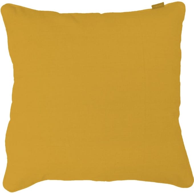 Solid kussen geel 45x45cm