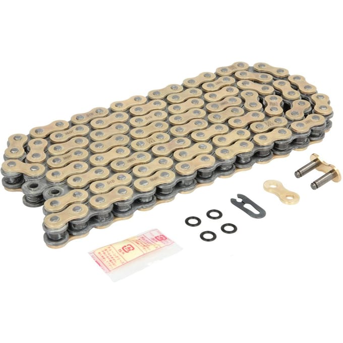 Motorfiets rolketting D.I.D 520Vx3(G&B) X 114 Mail. Fj
