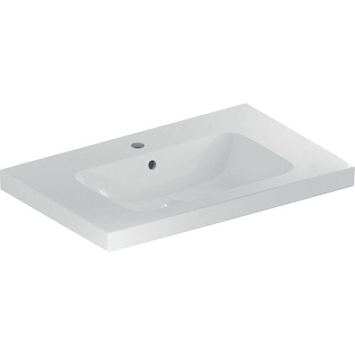 Geberit iCon Light washbasin 90 cm with shelf, center tap hole and overflow 501.840.00.1