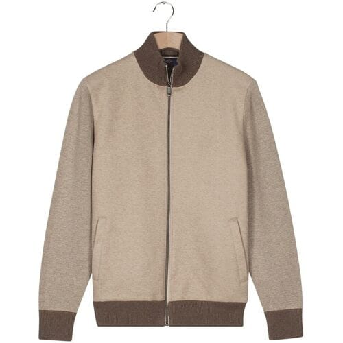 Baileys Vest Cotton Cashmere Fullzip Front Soft Flanel Twill Kitt / male