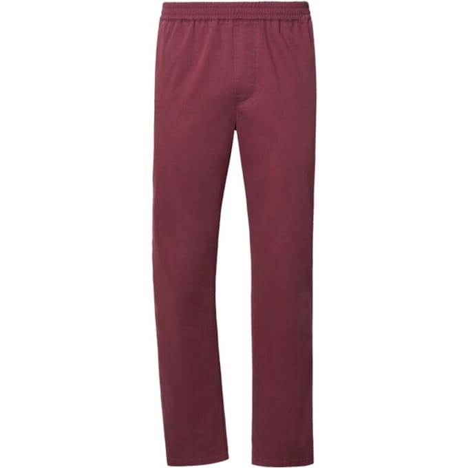 Babista herren Broek - 27 - donkerrood - Plus Size