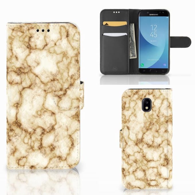 Samsung Galaxy A30 Bookcase Marmer Goud