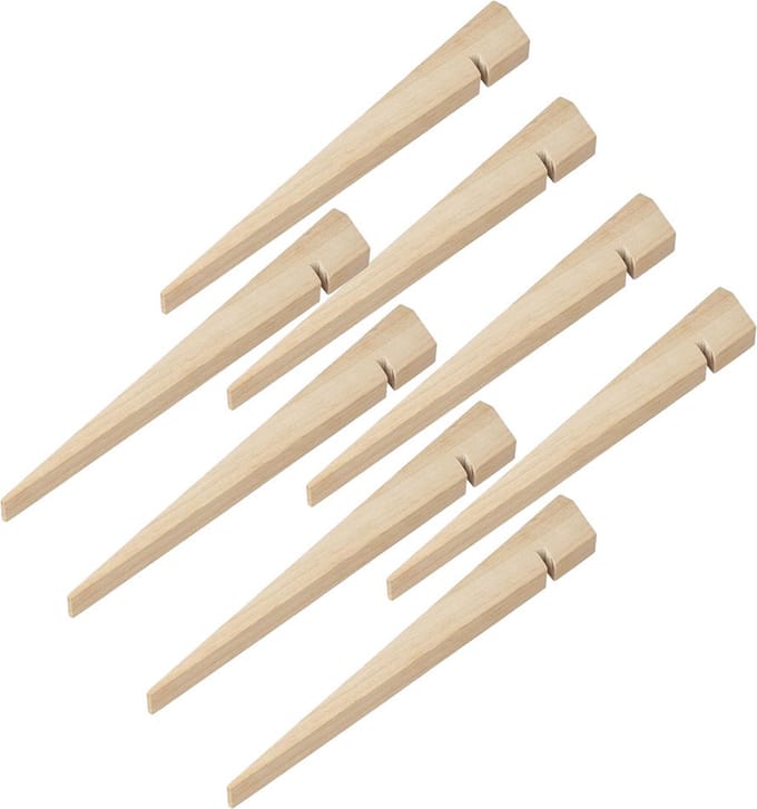 ProPlus Tentharing - 8x - hout - 30 cm - tentpennen/zandharing