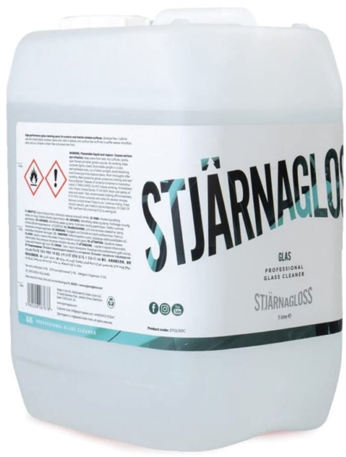 STJÄRNAGLOSS - Glas - Professional Glass Cleaner - 5L