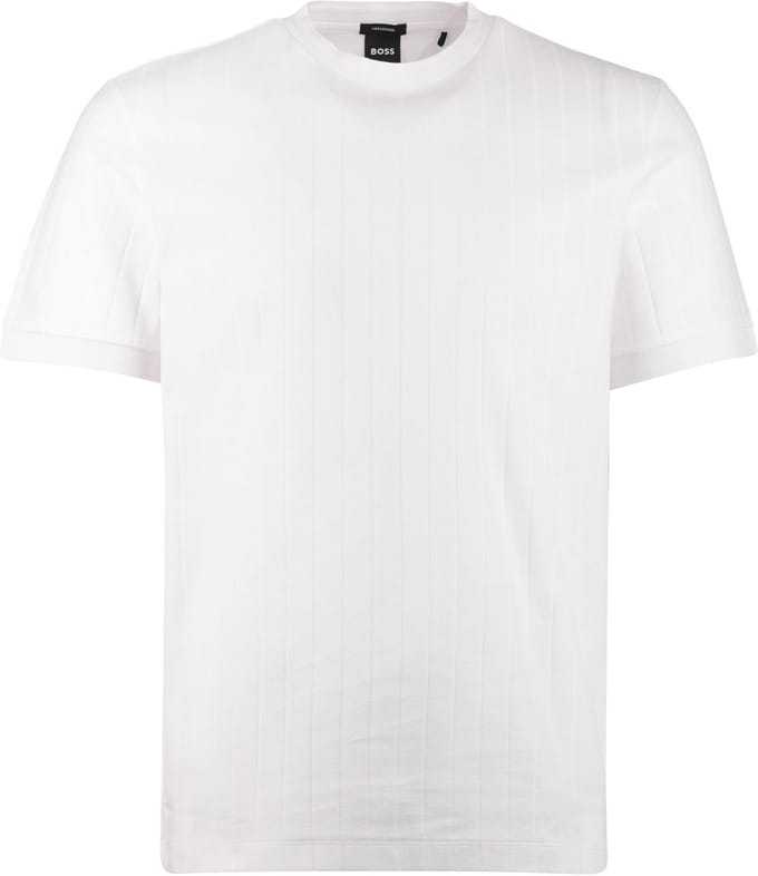 T-shirt BOSS Black H-Thompson wit ronde hals