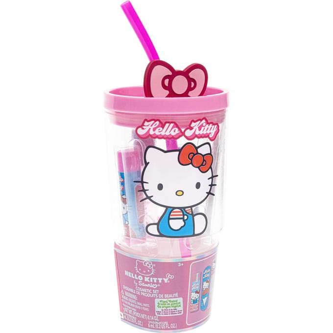 Hello Kitty drinkbeker met make-up set