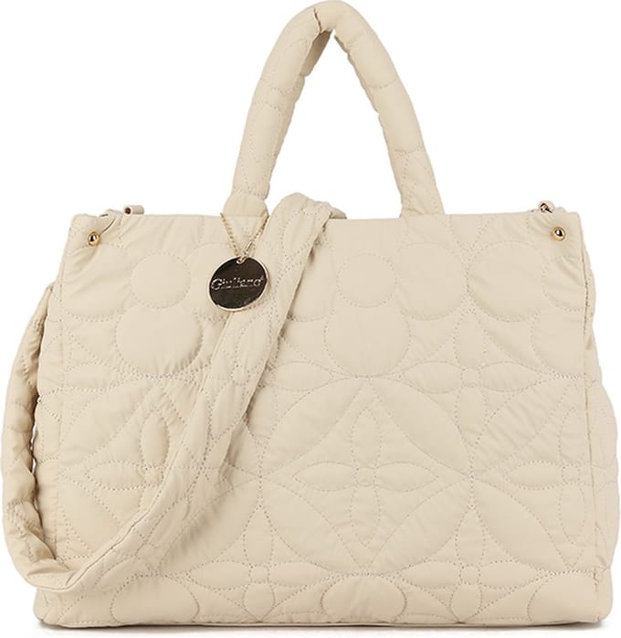 Giuliano stoffen handtas Freesia - Beige - Dames