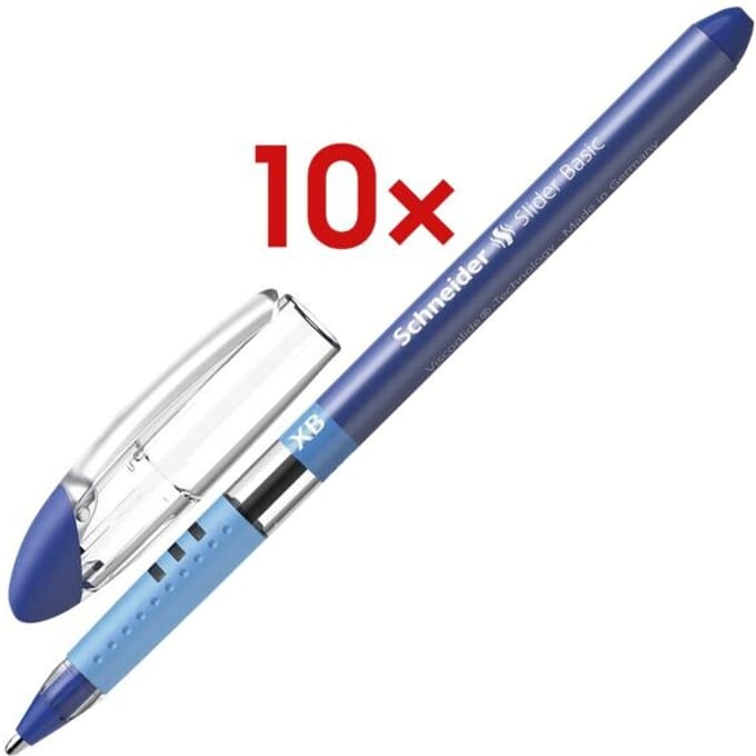 Schneider balpen - Slider Basic - penpunt XB 1,4mm - blauw - S-151203