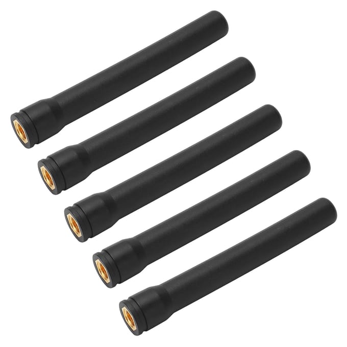 5 stuks Antenne Waterdichte Rubberen Huls Antenne SMA Mannelijk Binnenpin Connector DTU Draadloze Module Antenne voor 433M LORA