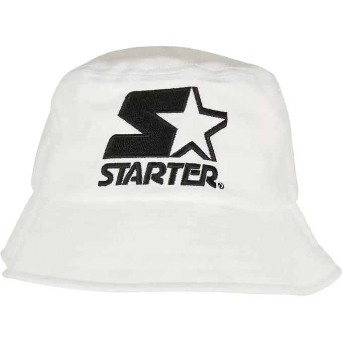 Starter Black Label - Basic Bucket hat / Vissershoed - Wit