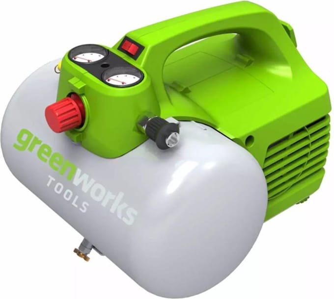 Greenworks Luchtcompressor elektrisch GAC6L 300 W 6 L 4101302