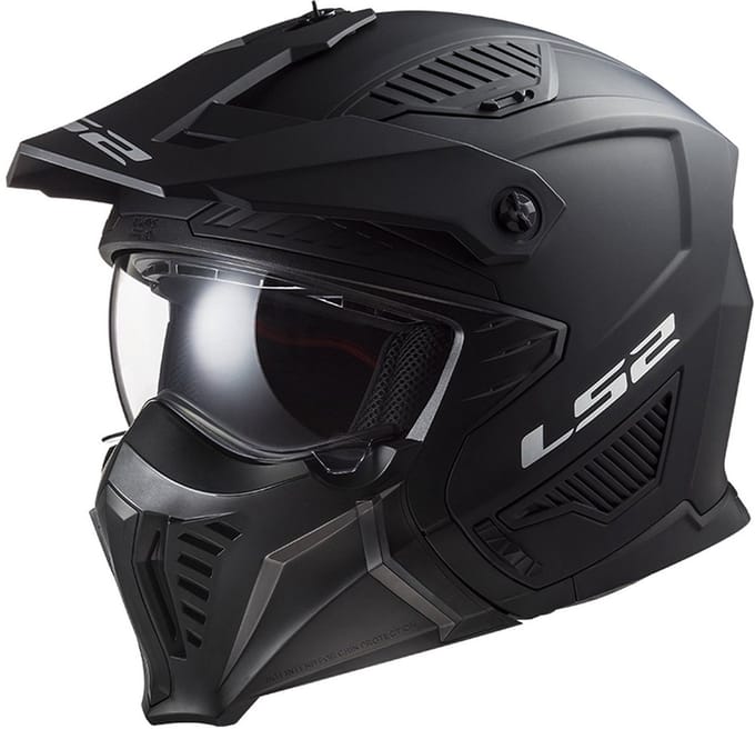 LS2 OF606 Drifter Solid Matt Black 06 Multi Helm - Maat XXL - Helm