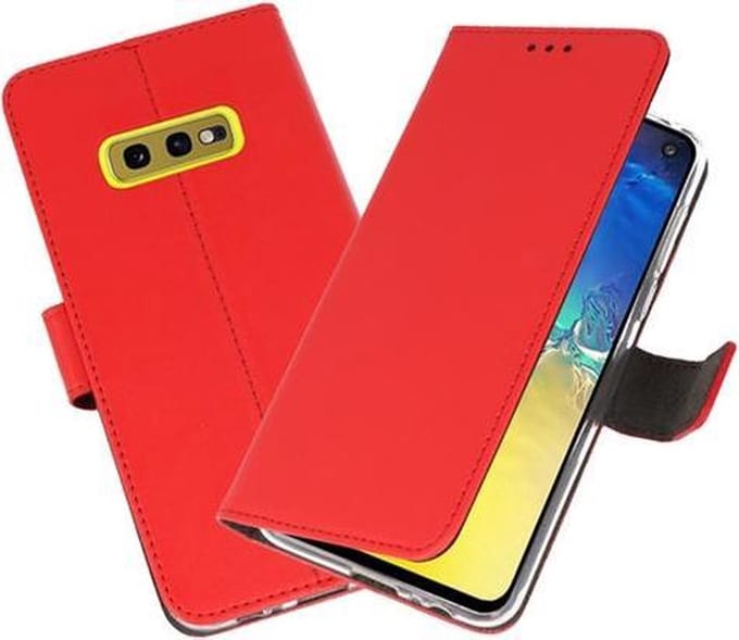 Bestcases Pasjeshouder Telefoonhoesje Samsung Galaxy S10e - Rood