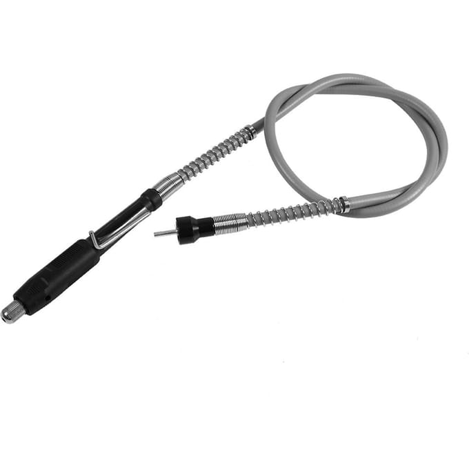 Verlengsnoer Flexibele as voor roterende slijpmachine M8 sleutelloze boorkop Klemdiameter. 3,2 mm wit