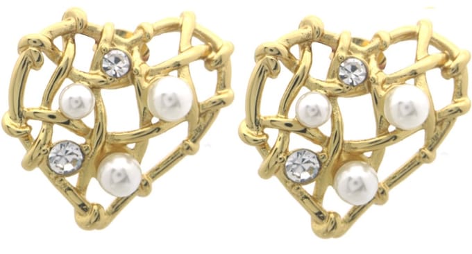 Dames oorbellen - Hart Design - Goud - Elegant - Lichtgewicht - 2.5cm – valentijn – cadeau