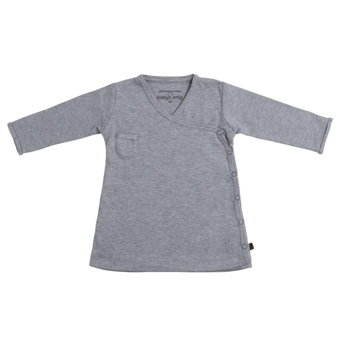 Baby's Only Jurkje Melange - Grijs - 68 - 100% ecologisch katoen - GOTS