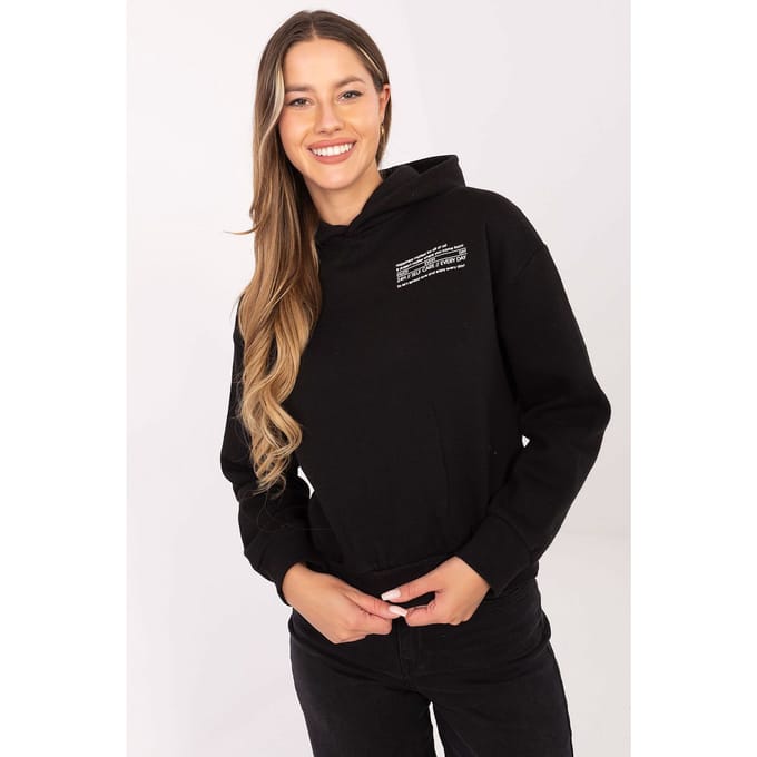 Casual Emblem Hoodie - Schwarz / M