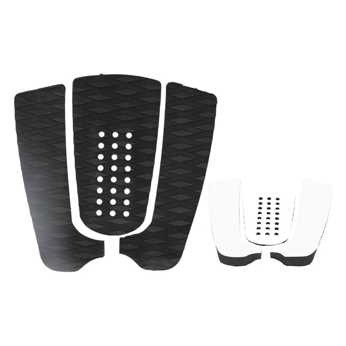 3 stuks EVA Surfboard Deck Traction Pads Antislip Surf Deck Pad Mat voor Skimboard Accessoires(Met black