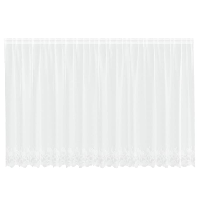 vidaXL Kantgordijn Wit 160 x 400 cm Polyester