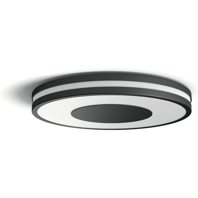 Philips Hue Being plafondlamp - warm tot koelwit licht - zwart - 1 dimmer switch