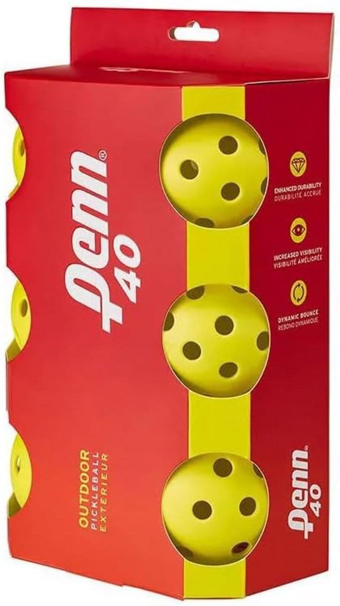 6 Stuks Pickleball Ballen voor Buiten Gebruik - Goedgekeurd