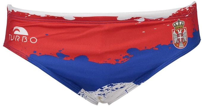 Turbo Srbja Zwemslip Rood,Blauw S Man