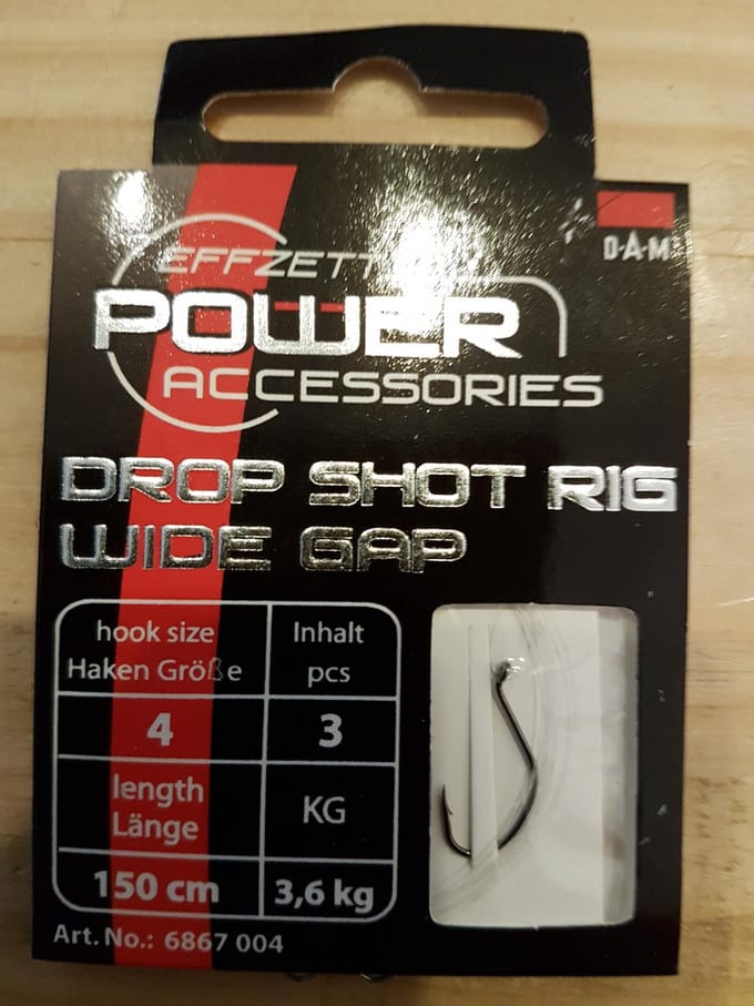 Drop shot Rig onderlijnboekje - EFFZETT HAAK# 4