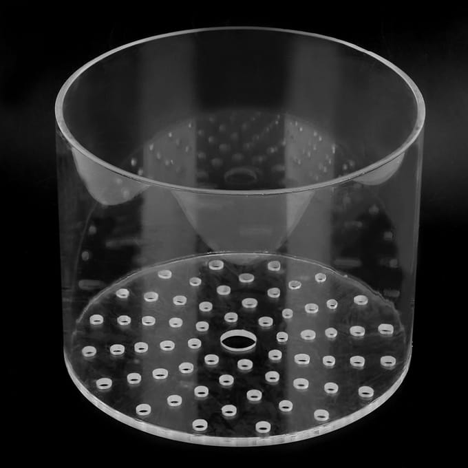 Acryl Transparante Koraal Voederdeksel Anti Voeren Garnalen voor Aquarium Vistentank Type 2