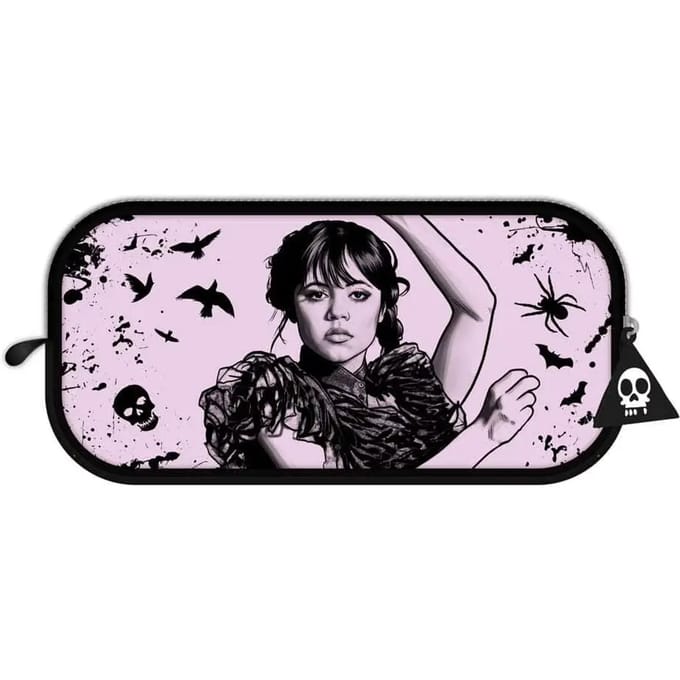 Blue Sky Studios Wednesday Pencil Case Darkness Stationery