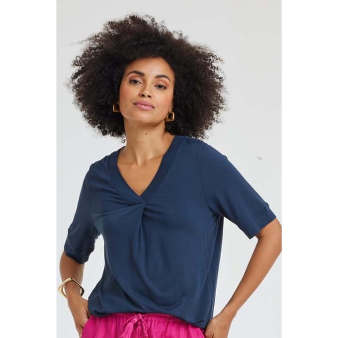 DIDI Dames Loose tee Bacio Dark blue maat 46
